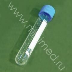 Cylindical test tube with screw cup 10 ml Cylindical test tube with screw cup 10 ml